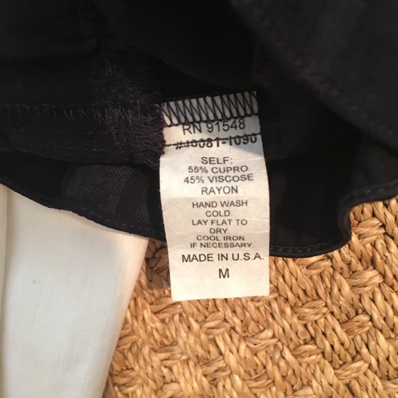 Waverly Navy Top with Ruffle Hem - Picture 3 of 3